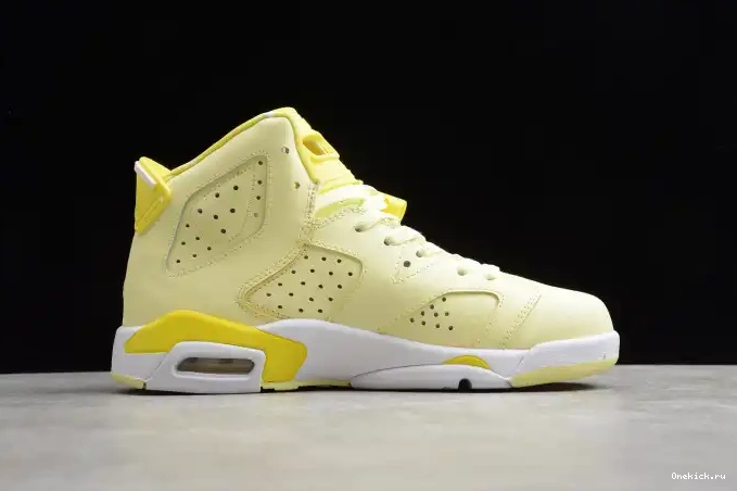 One Kick 6 Air 543390-800 Floral Dynamic Yellow Retro (GS) Jordan 0628